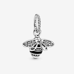 Pandora Sparkling Queen Bee Pendant Sterling Silver